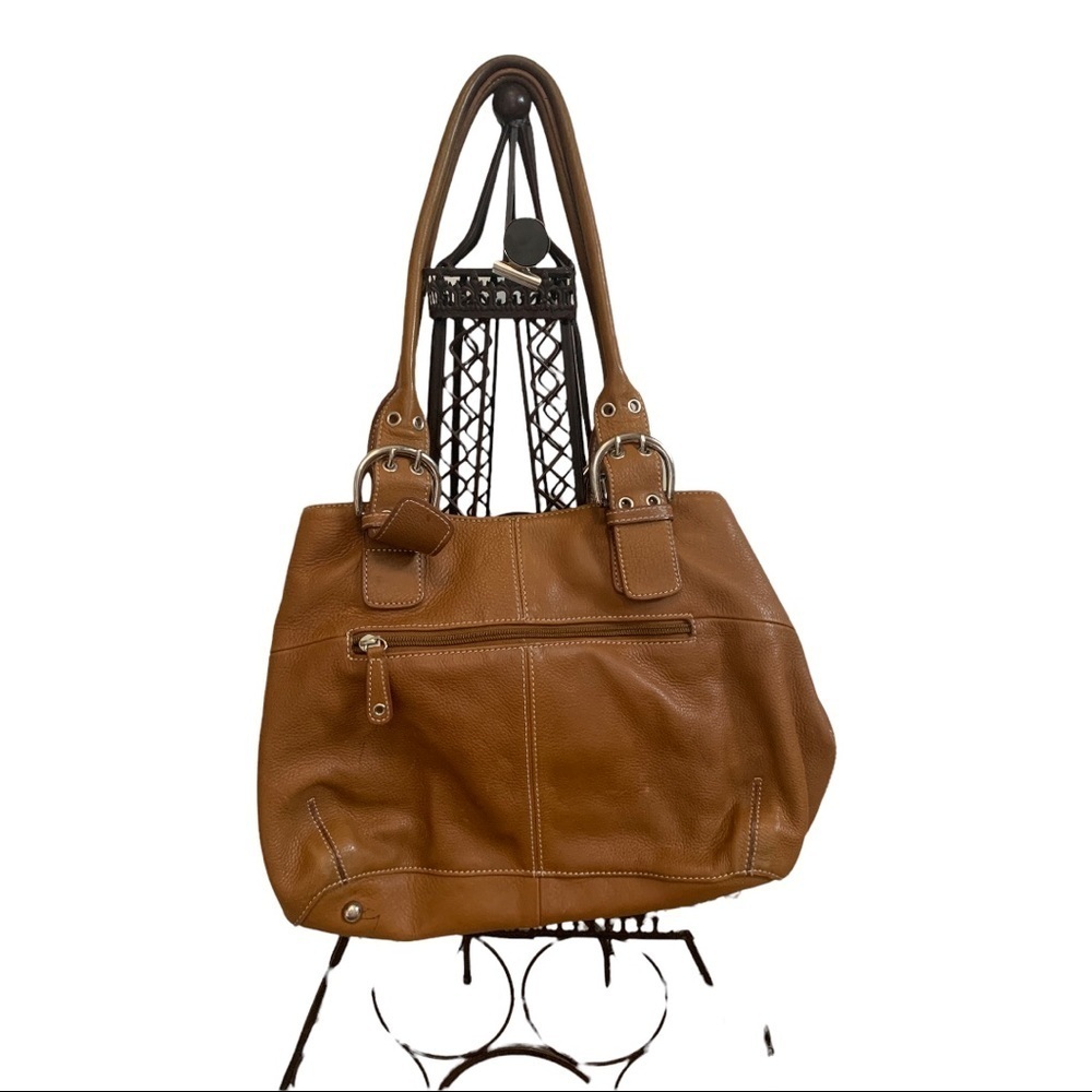 Tignanello tan‎ leather handbag